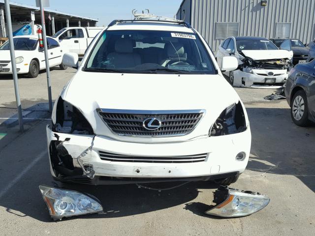 JTJHW31U660039055 - 2006 LEXUS RX 400 WHITE photo 9