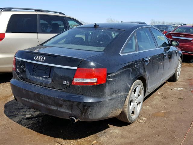 WAUDH74F08N053424 - 2008 AUDI A6 3.2 QUA BLACK photo 4