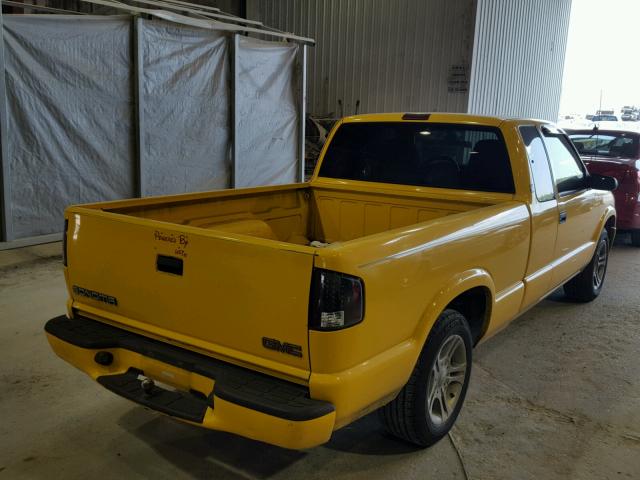 1GTCS19H938131908 - 2003 GMC SONOMA YELLOW photo 4