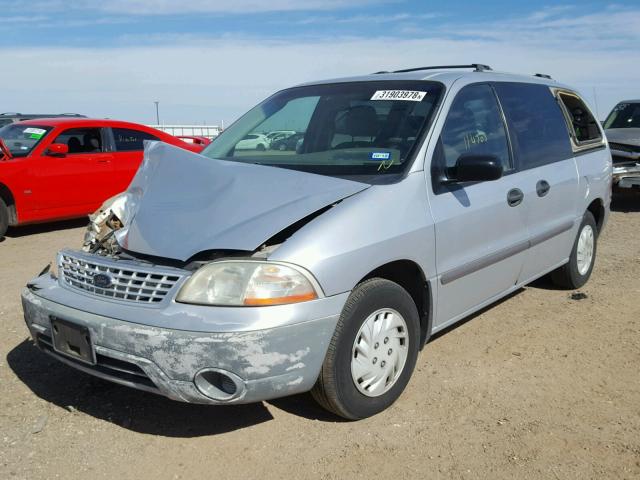 2FMZA51401BA45843 - 2001 FORD WINDSTAR L SILVER photo 2