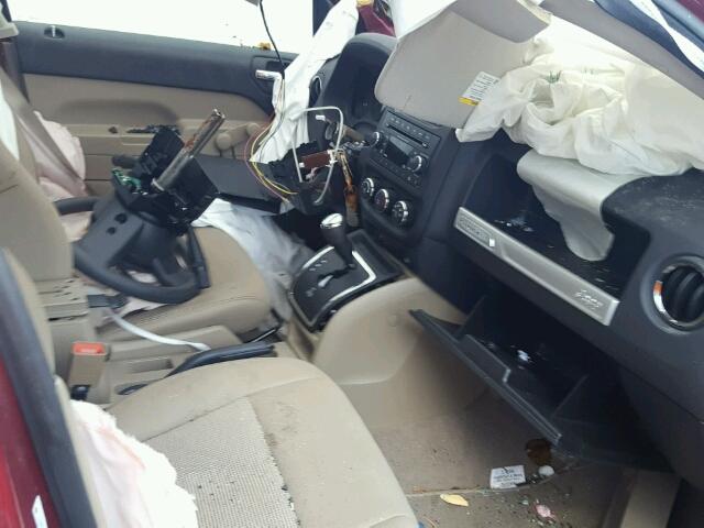 1C4NJCBA0GD590956 - 2016 JEEP COMPASS SP BURGUNDY photo 5