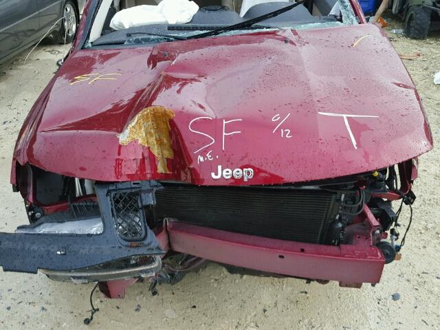 1C4NJCBA0GD590956 - 2016 JEEP COMPASS SP BURGUNDY photo 7