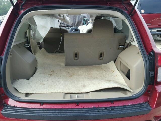 1C4NJCBA0GD590956 - 2016 JEEP COMPASS SP BURGUNDY photo 9