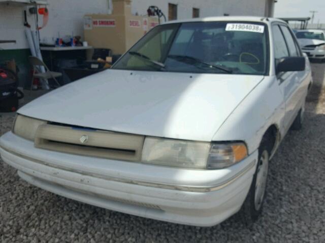 3MARM10J6RR605776 - 1994 MERCURY TRACER BAS WHITE photo 2