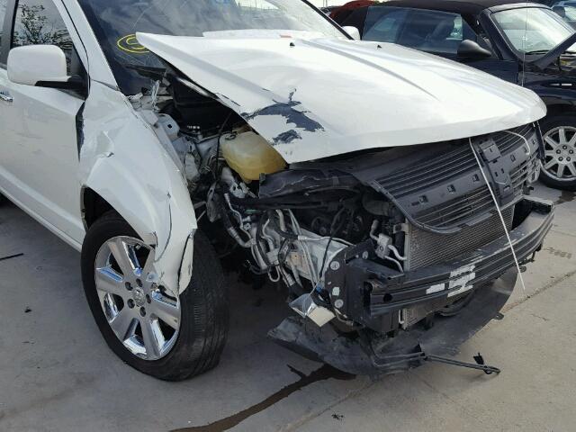 3D4GG67V69T507468 - 2009 DODGE JOURNEY R/ WHITE photo 9