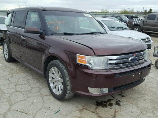 2FMDK52C39BA32139 - 2009 FORD FLEX SEL MAROON photo 1