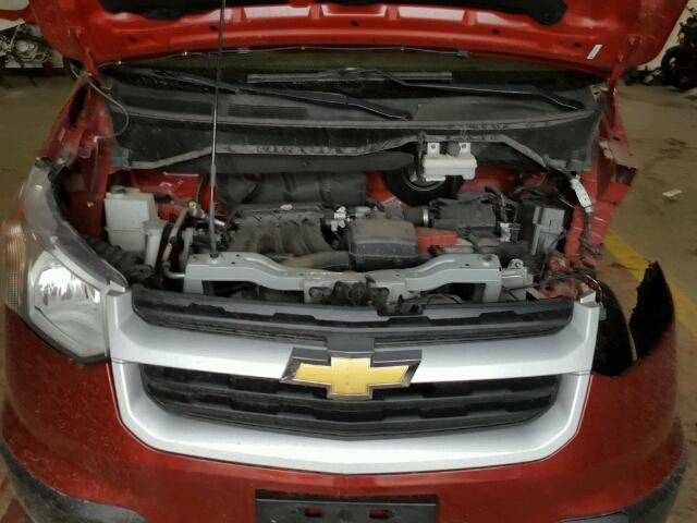 3N63M0ZN7FK718126 - 2015 CHEVROLET CITY EXPRE RED photo 7