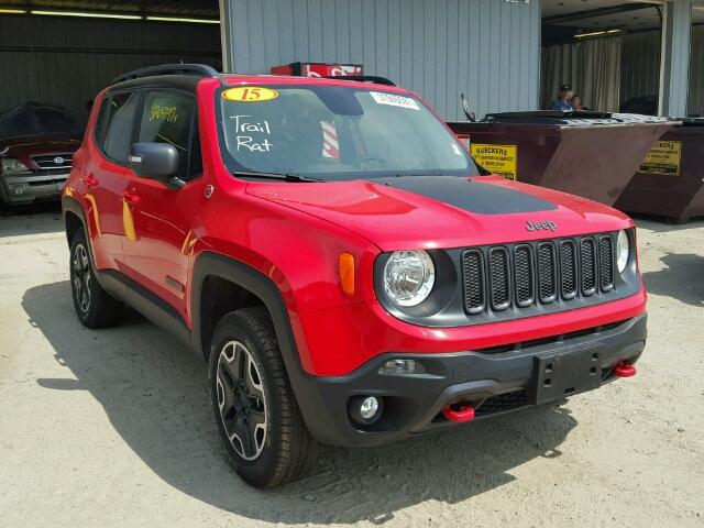 ZACCJBCT5FPB42813 - 2015 JEEP RENEGADE T RED photo 1