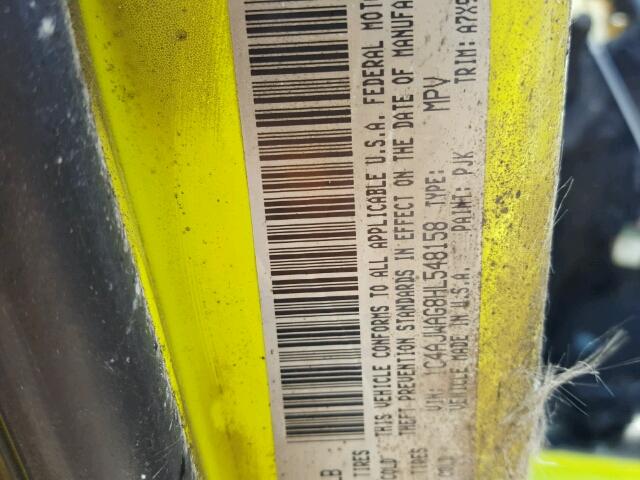 1C4AJWAG8HL548158 - 2017 JEEP WRANGLER S GREEN photo 10