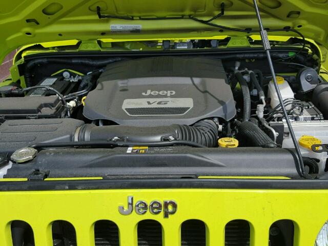 1C4AJWAG8HL548158 - 2017 JEEP WRANGLER S GREEN photo 7
