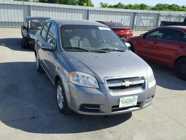 KL1TD5DE7BB213496 - 2011 CHEVROLET AVEO LS SILVER photo 1