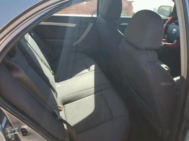 KL1TD5DE7BB213496 - 2011 CHEVROLET AVEO LS SILVER photo 6