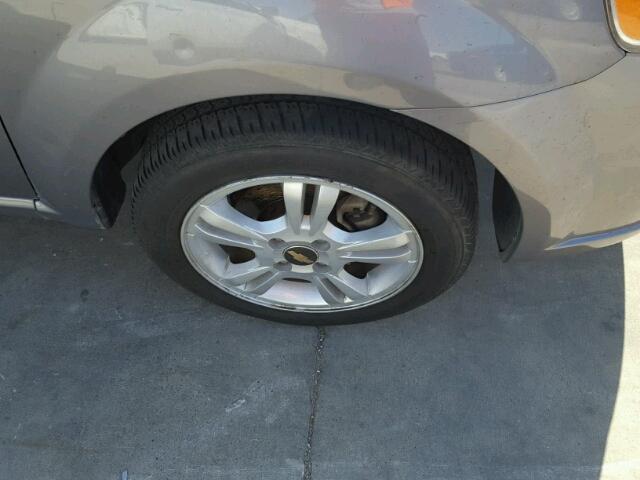 KL1TD5DE7BB213496 - 2011 CHEVROLET AVEO LS SILVER photo 9