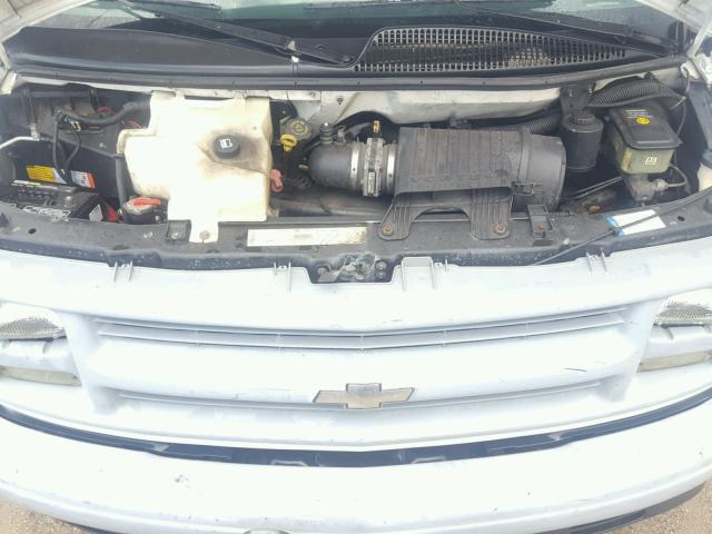 1GCFG25W611197511 - 2001 CHEVROLET EXPRESS G2 WHITE photo 7