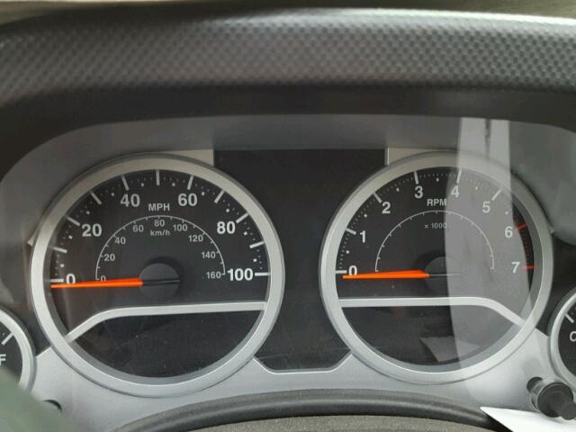 1J4GA59127L168357 - 2007 JEEP WRANGLER S MAROON photo 8