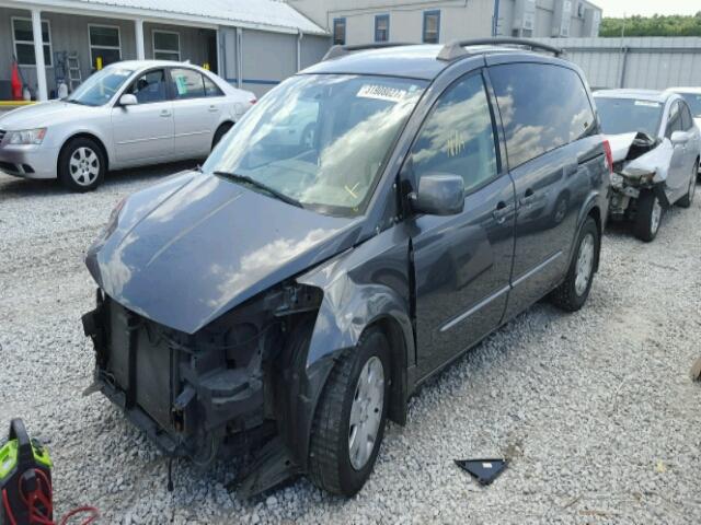 5N1BV28U96N124143 - 2006 NISSAN QUEST S SILVER photo 2