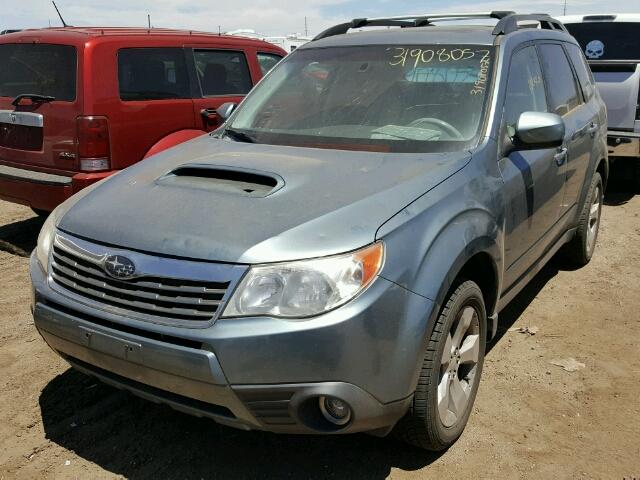 JF2SH6FC5AH731422 - 2010 SUBARU FORESTER 2 BLUE photo 2