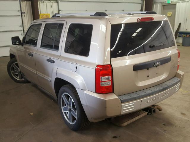 1J4FT48BX9D114540 - 2009 JEEP PATRIOT LI BEIGE photo 3