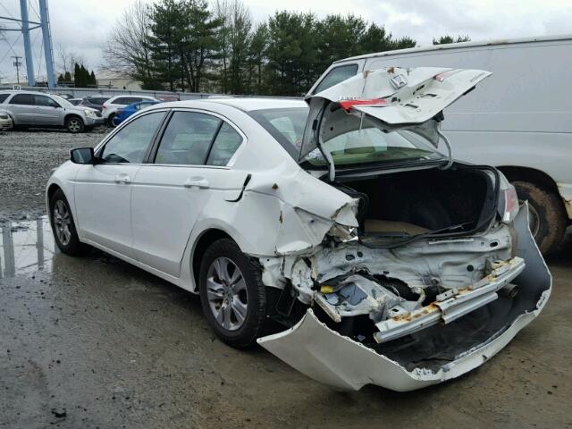 1HGCP2F67CA085712 - 2012 HONDA ACCORD SE WHITE photo 3