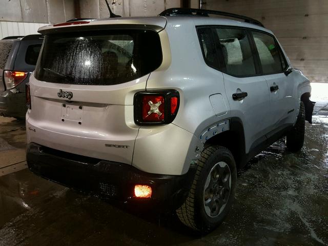 ZACCJBAT8FPB94858 - 2015 JEEP RENEGADE S GRAY photo 4