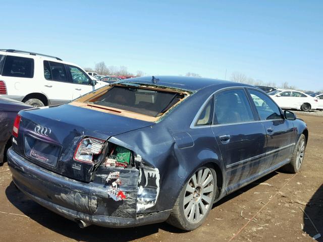 WAUMV44E37N003694 - 2007 AUDI A8 L QUATT BLUE photo 4