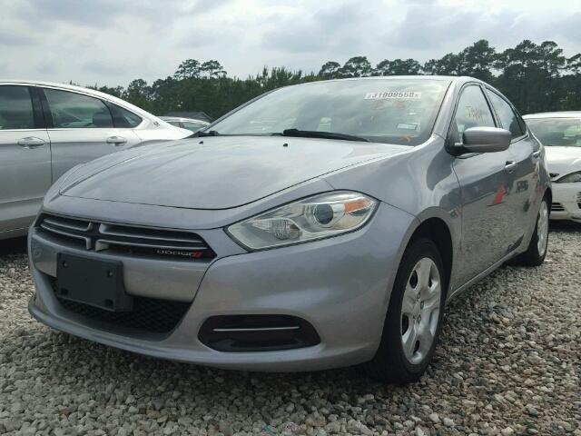 1C3CDFAA9ED697488 - 2014 DODGE DART SE GRAY photo 2