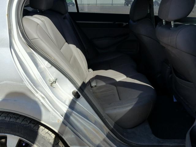 2HGFA1F97AH531410 - 2010 HONDA CIVIC EXL SILVER photo 6