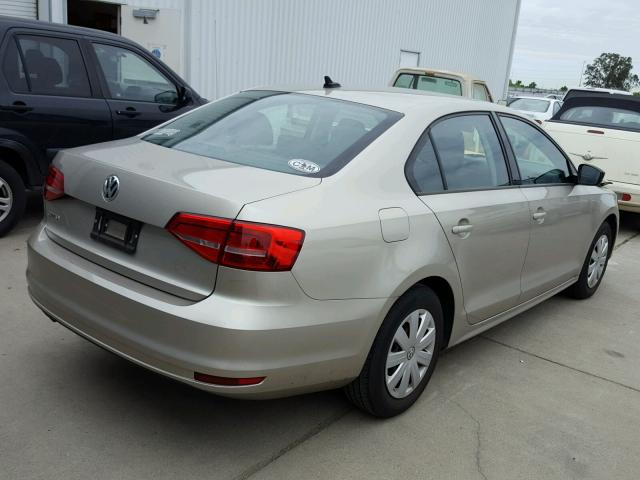 3VW2K7AJ4FM426716 - 2015 VOLKSWAGEN JETTA BASE 米色 照片 4