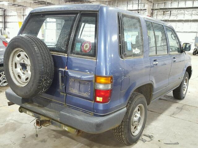 JACDH58V6R7903778 - 1994 ISUZU TROOPER S BLUE photo 4