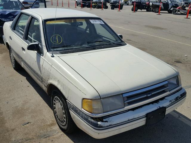 2FAPP36XXKB206434 - 1989 FORD TEMPO GL CREAM photo 1