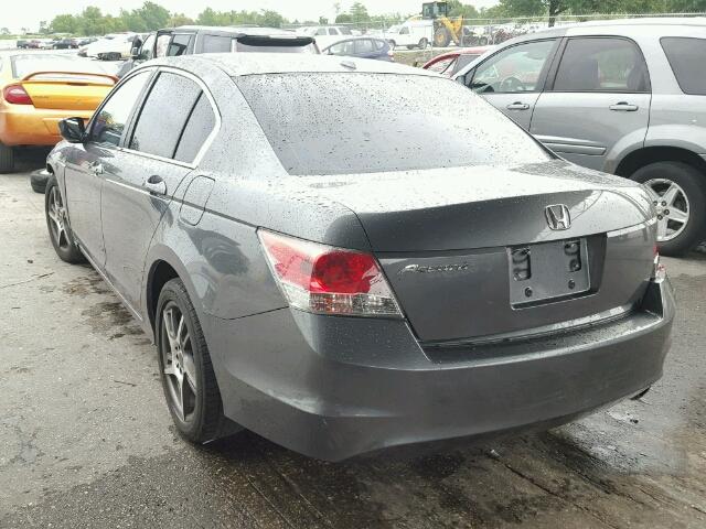 1HGCP2F80AA079765 - 2010 HONDA ACCORD EXL GRAY photo 3