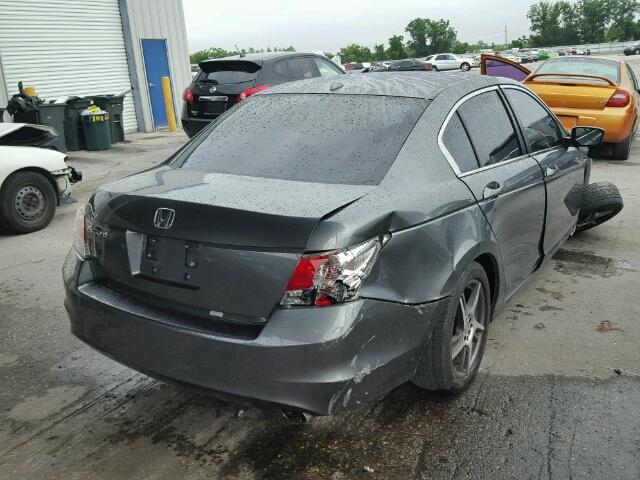 1HGCP2F80AA079765 - 2010 HONDA ACCORD EXL GRAY photo 4