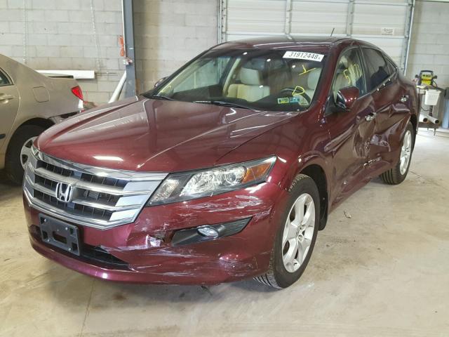 5J6TF2H51CL009553 - 2012 HONDA CROSSTOUR MAROON photo 2