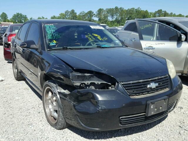 1G1ZT51FX6F117436 - 2006 CHEVROLET MALIBU LT BLACK photo 1