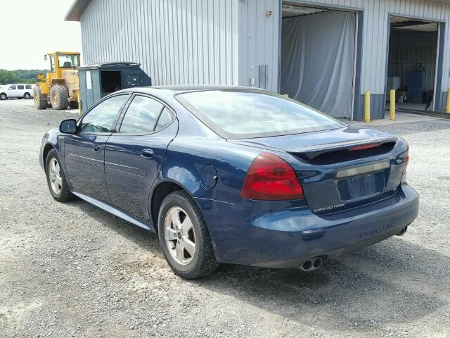 2G2WS522251263476 - 2005 PONTIAC GRAND PRIX BLUE photo 3