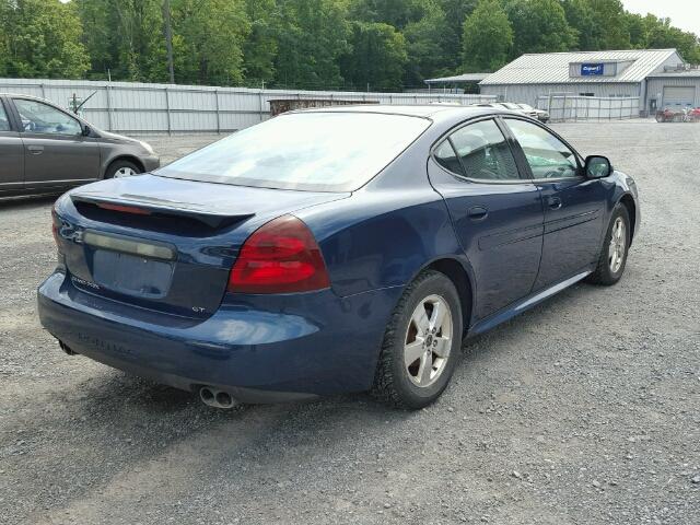 2G2WS522251263476 - 2005 PONTIAC GRAND PRIX BLUE photo 4