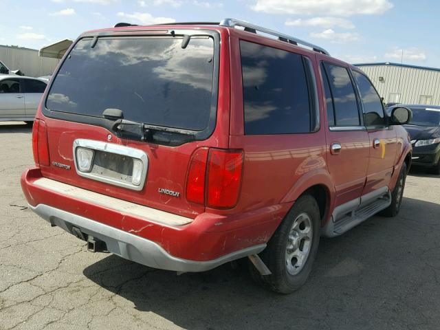 5LMFU28L7WLJ01870 - 1998 LINCOLN NAVIGATOR RED photo 4