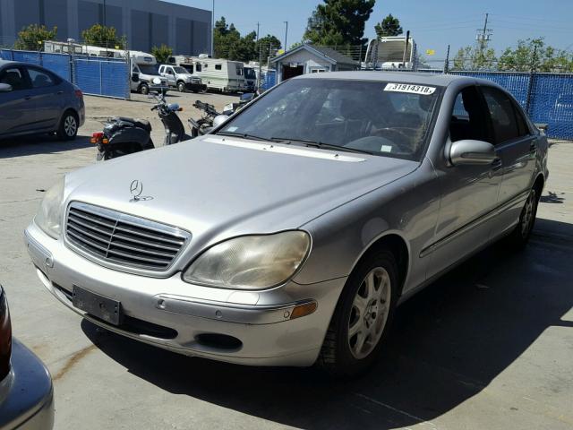 WDBNG75J72A280507 - 2002 MERCEDES-BENZ S 500 SILVER photo 2