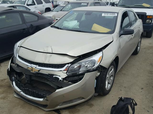 1G11B5SA3GF108498 - 2016 CHEVROLET MALIBU LIM TAN photo 2