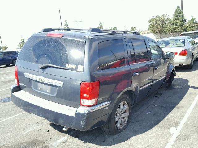 1A8HX58N77F506775 - 2007 CHRYSLER ASPEN LIMI BLUE photo 4