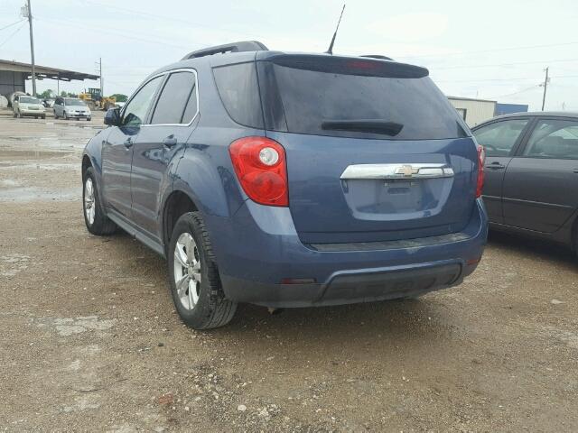 2CNALPEC6B6307492 - 2011 CHEVROLET EQUINOX LT BLUE photo 3