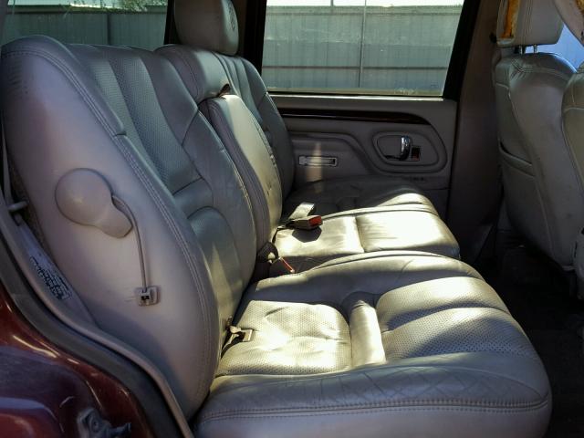 1GYEK13R7XR406082 - 1999 CADILLAC ESCALADE BURGUNDY photo 6