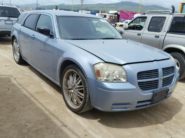 2D4FV47T37H804756 - 2007 DODGE MAGNUM SE BLUE photo 1