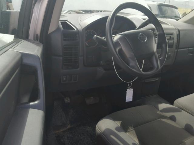 1N6BA0CH1DN312423 - 2013 NISSAN TITAN S SILVER photo 9