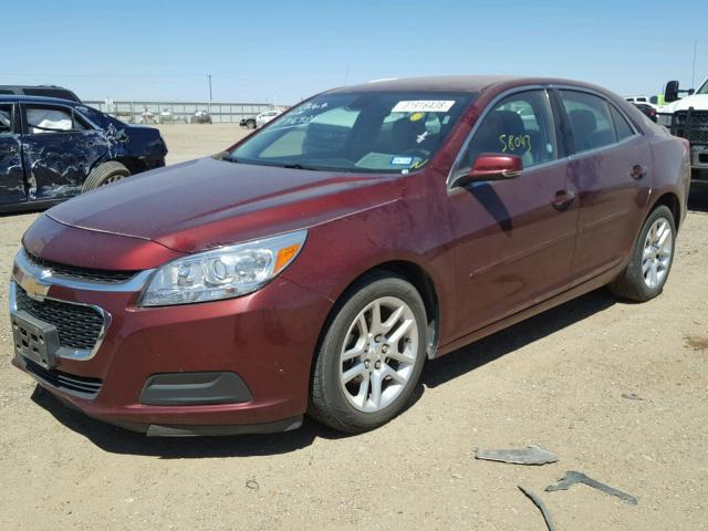 1G11C5SL1FF207205 - 2015 CHEVROLET MALIBU 1LT 勃艮第红 照片 2