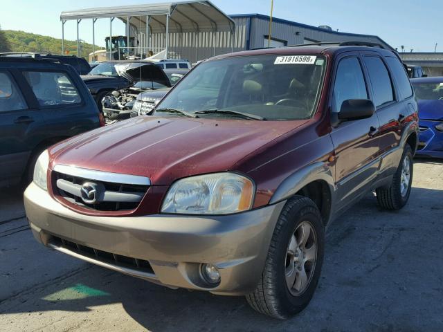 4F2CZ96143KM49164 - 2003 MAZDA TRIBUTE ES MAROON photo 2