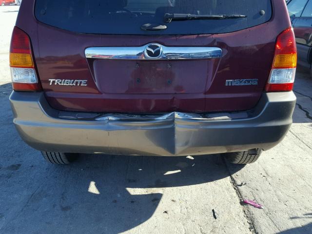 4F2CZ96143KM49164 - 2003 MAZDA TRIBUTE ES MAROON photo 9