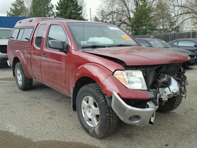 1N6AD06W97C463507 - 2007 NISSAN FRONTIER K RED photo 1