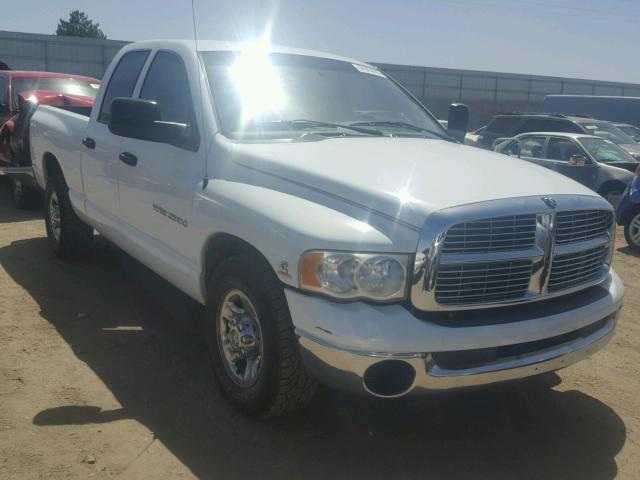 3D7KA28C74G244932 - 2004 DODGE RAM 2500 S WHITE photo 1