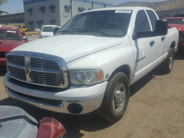 3D7KA28C74G244932 - 2004 DODGE RAM 2500 S WHITE photo 2